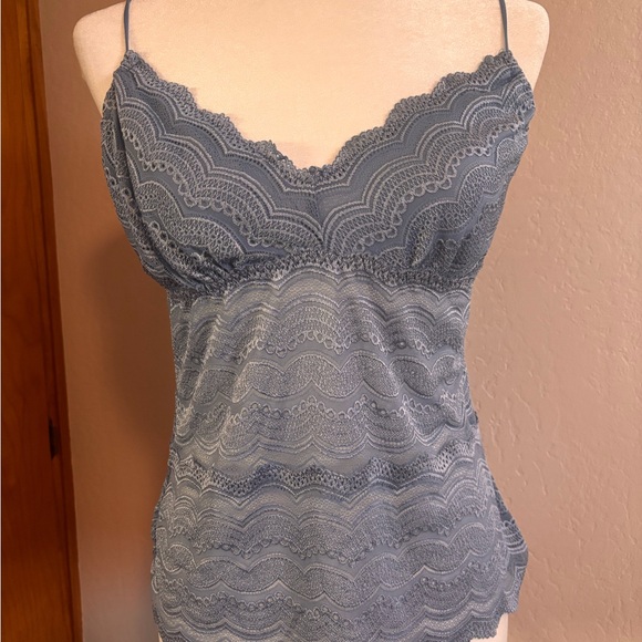Cosabella Stretch Camisole French Blue Lace Size Large NWOT - Picture 1 of 6